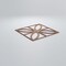 Ekena Millwork Large Swansea Decorative Fretwork Wood Wall Panels, Walnut, 23 3/8"W x 23 3/8"H x 3/8"T WALW24X24X0375SWNWA - alternate 4